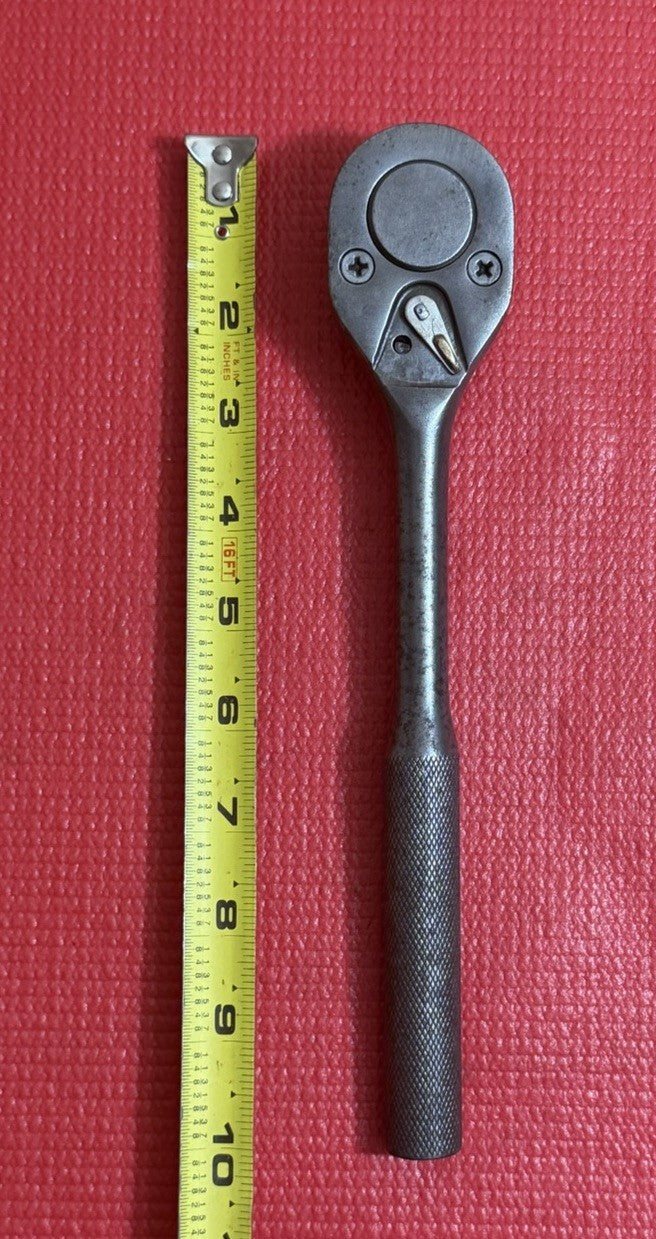 Vintage PROTO PROFESSIONAL TOOLS 5449BL BLACK OXIDE 1/2"Drive Ratchet Wrench USA