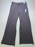 Member's Mark Soft Sand-Wash Wide Leg Pant Women's Large Gray Drawstring Casual