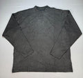 Yeezy YZY Gap Long Sleeve Pullover Shirt Men's Large Gray Crew Neck Streetwear