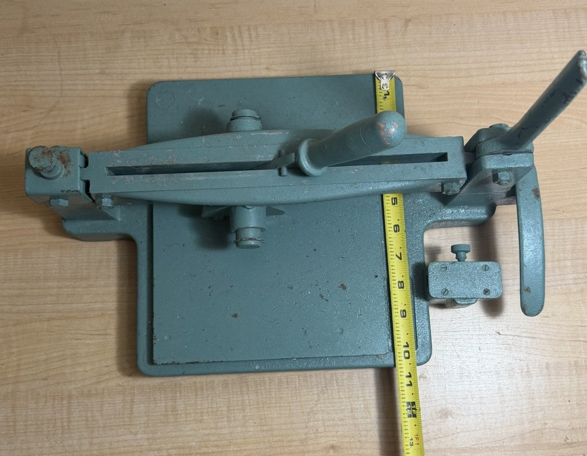 Vintage Brevetti Montolit Italian Manual Tile Cutter W/Original Paint Very Rare