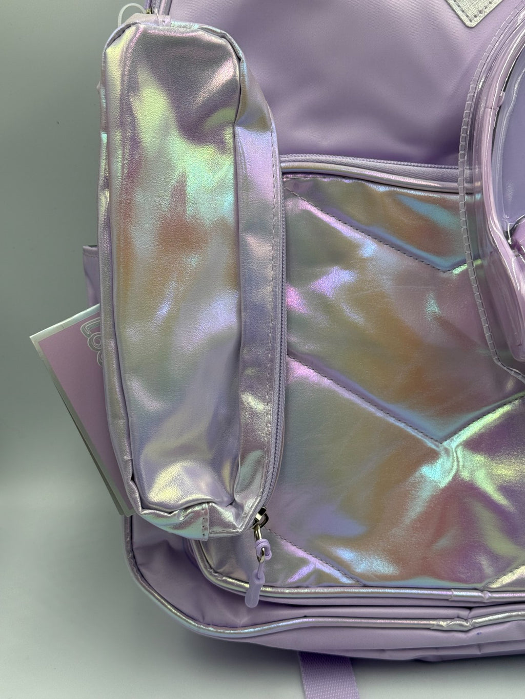 Locker Club Kids 16L Nylon Backpack Lavender Headphone Pencil Pouch School Bag