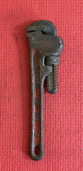 Vintage RIDGID Heavy Duty 8” Pipe Wrench - Made In Elyria Ohio USA