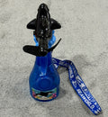 SeaWorld Theme Park Misting Fan Orca Y2K Souvenir Bottle W/ Lanyard Blue