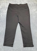 NWT Express Ponte Pants Women's XL Black Straight Leg Casual Wear Preppy Pull-On