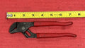 VINTAGE CRESCENT TOOLS RT27 GROOVE JOINT PLIERS 7”in Long W/RED HANDLE