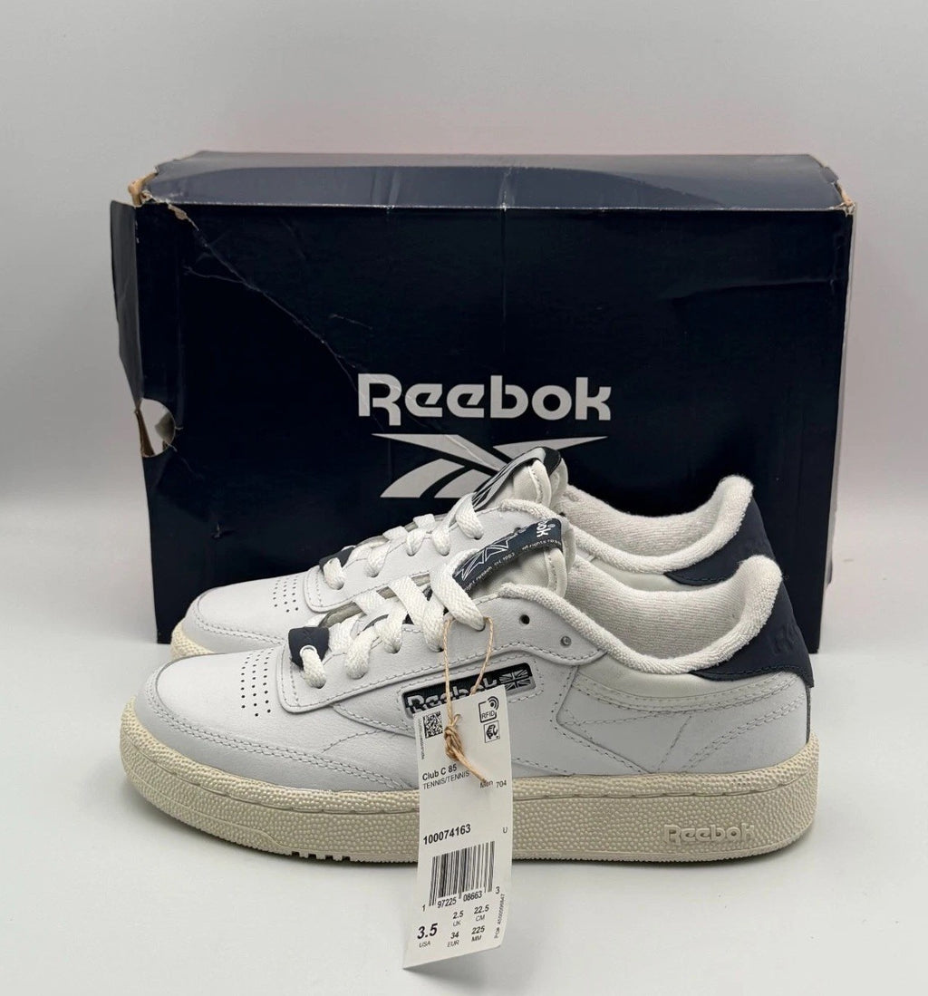 Reebok Casual Walking Club C 85 Sneakers Men's 3.5 White Blue Chalk 100074163