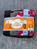 NWT Member's Mark My Favorite Leggings Girls 6/6X Multicolor Preppy - 3-Pack