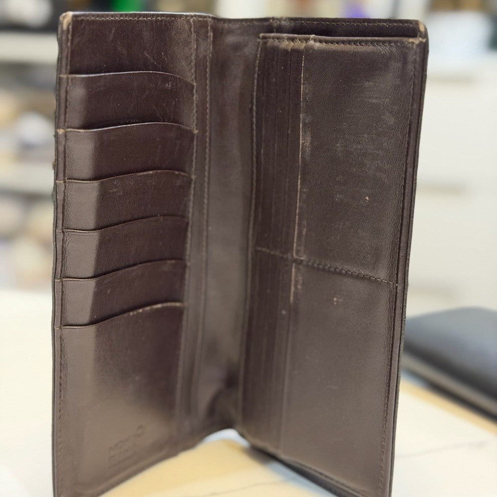 Brown Montblanc Leather bifold Wallet