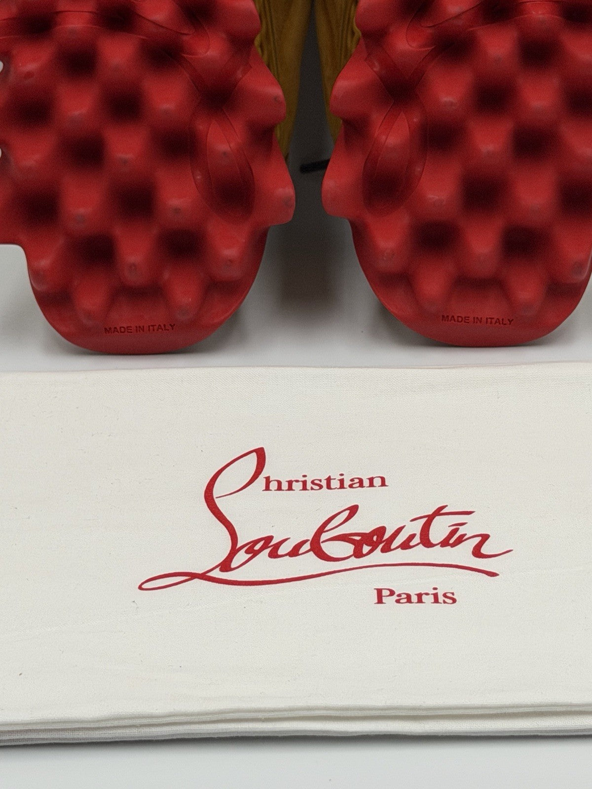 AUTHENTIC Christian Louboutin Loubishark Men's Suede Size 41.5 EU, 8.5 US NEW