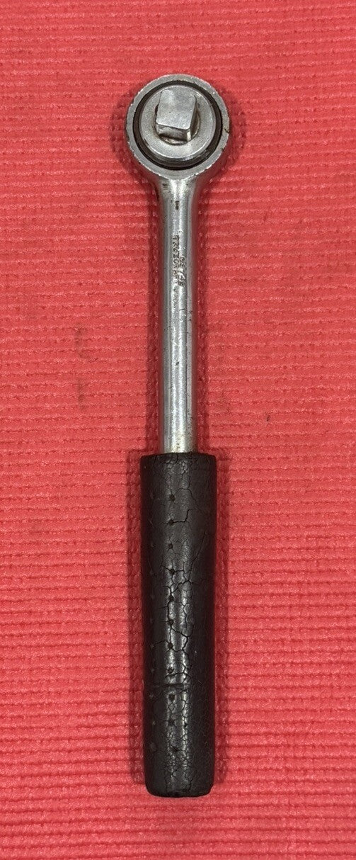 Vintage TrueCraft G374B  1/2” Drive Ratchet W/Black Handle Made In Japan Rare