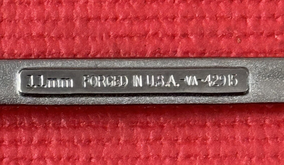 Vintage Craftsman NEW VA 42915 Metric 11mm Combination Wrench 12 Pt  Made In USA