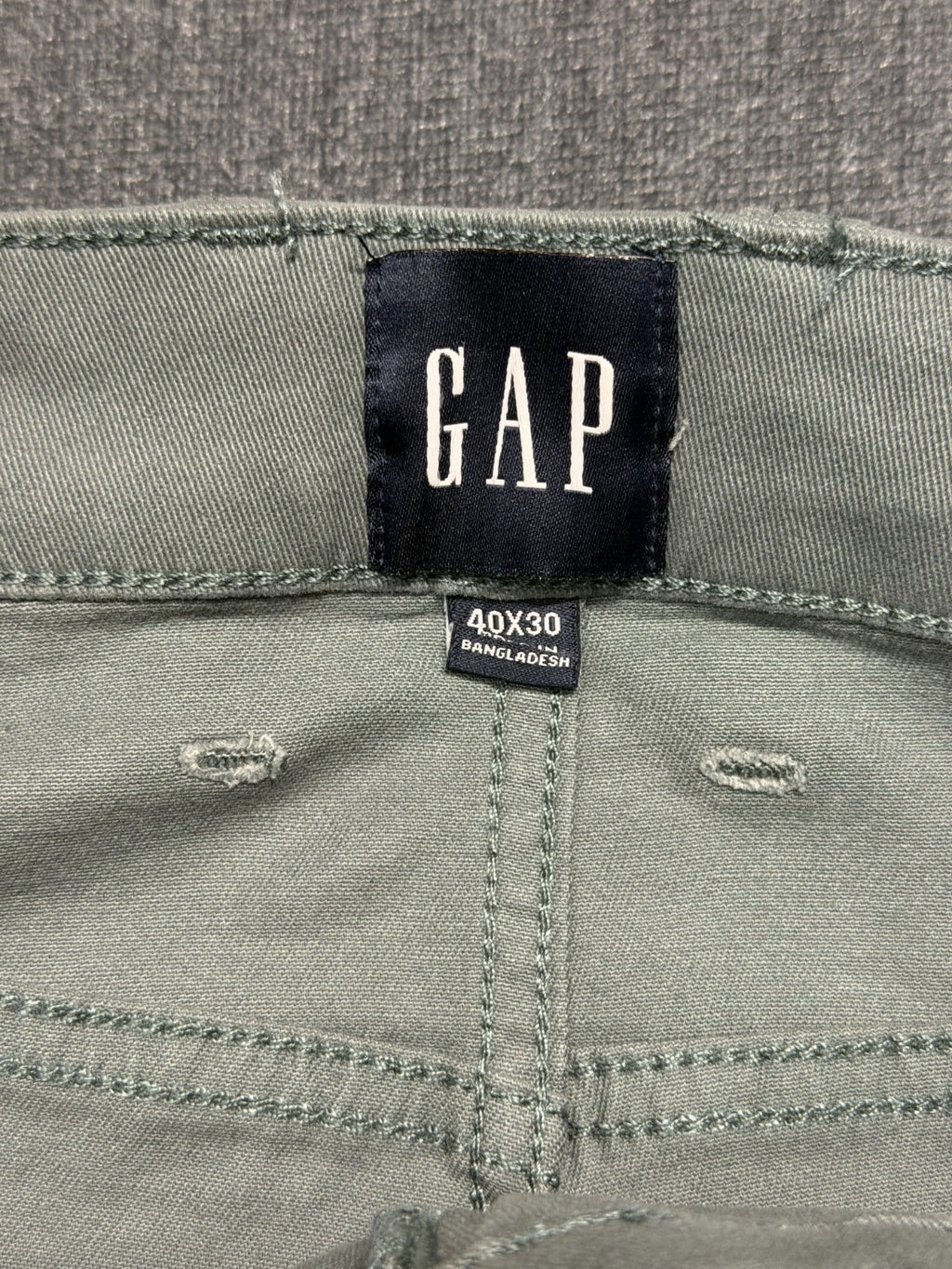 NWT Gap Slim Fit Stretch Twill Pants Men's 40X30 Blue Zip-Fly Classic 5-Pockets