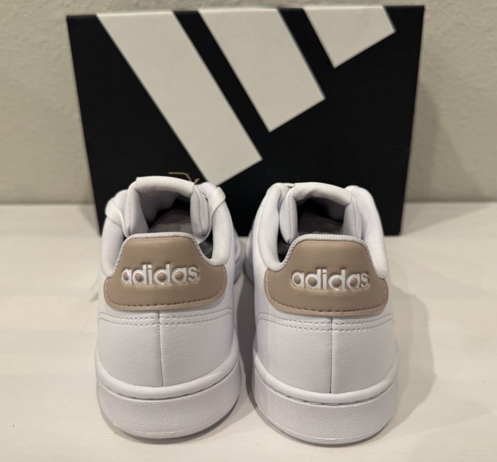 NEW Adidas Advantage White Wonder Quartz Women's Size 9.5 CLOUD-FOAM INSERTS NWB
