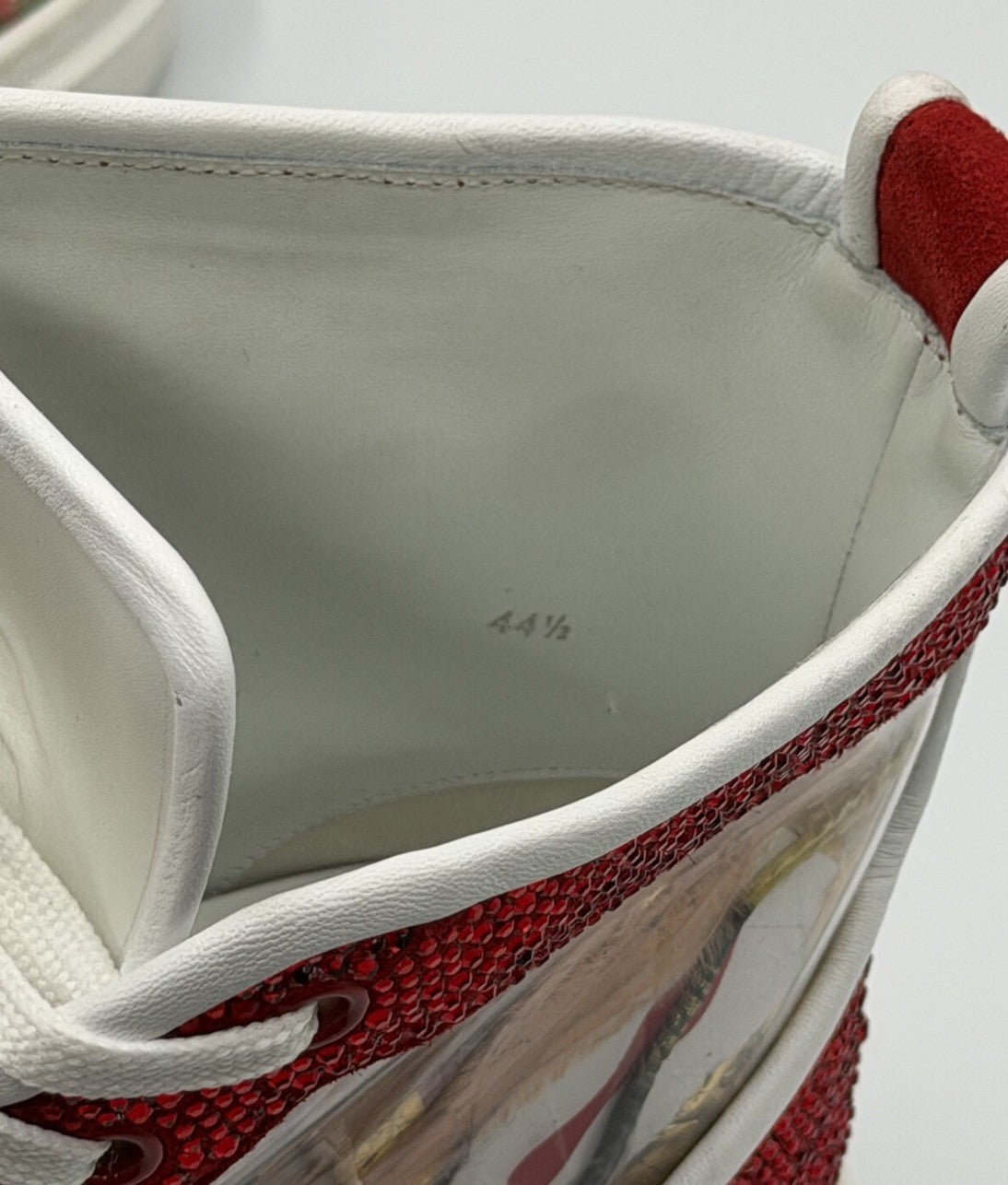Authentic Christian Louboutin High-Top Trash Sneakers Mens Size 44.5 EU 11.5 US