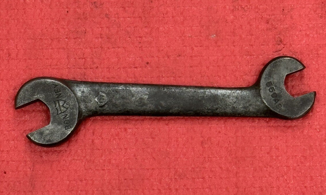 Vintage Bonney 550AS, 3/8" X 7/16" Double Open-End Angle Wrench Made in USA
