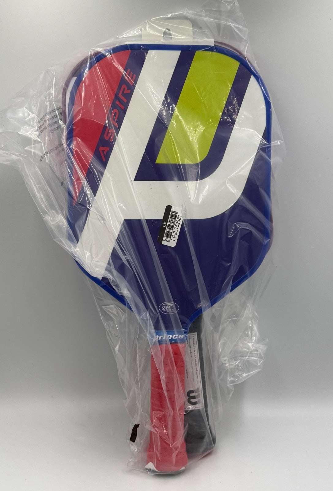 New Prince Recreational Series Pickleball Paddle Retro Lime Green Red Blue