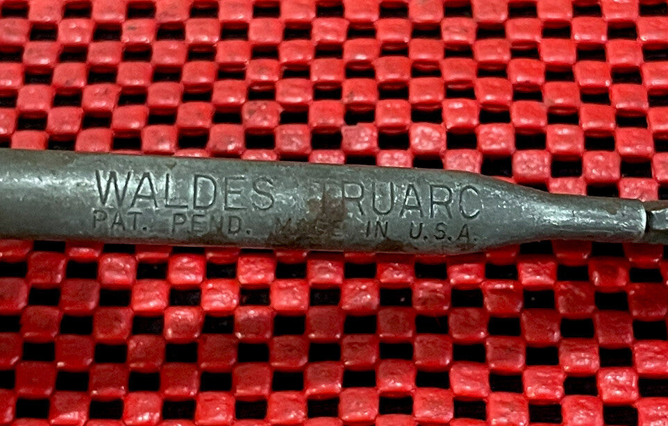 Waldes Truarc 02 Black Oxide 6" Snap Ring Pliers VINTAGE Made In USA  N5