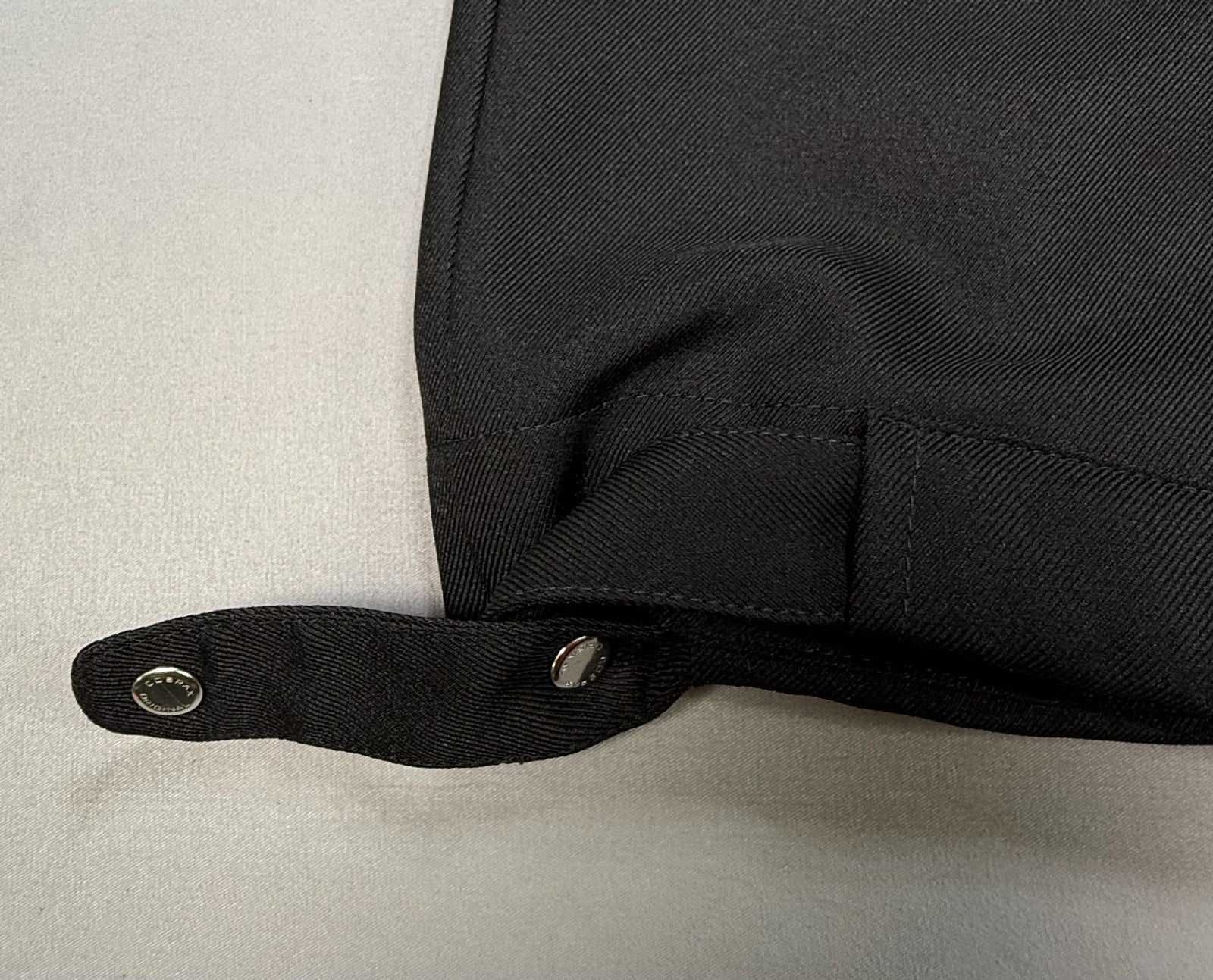 NWT Off-White OW Embroidered Drill Cargo Pants Men's 46 Black Pockets Workwear