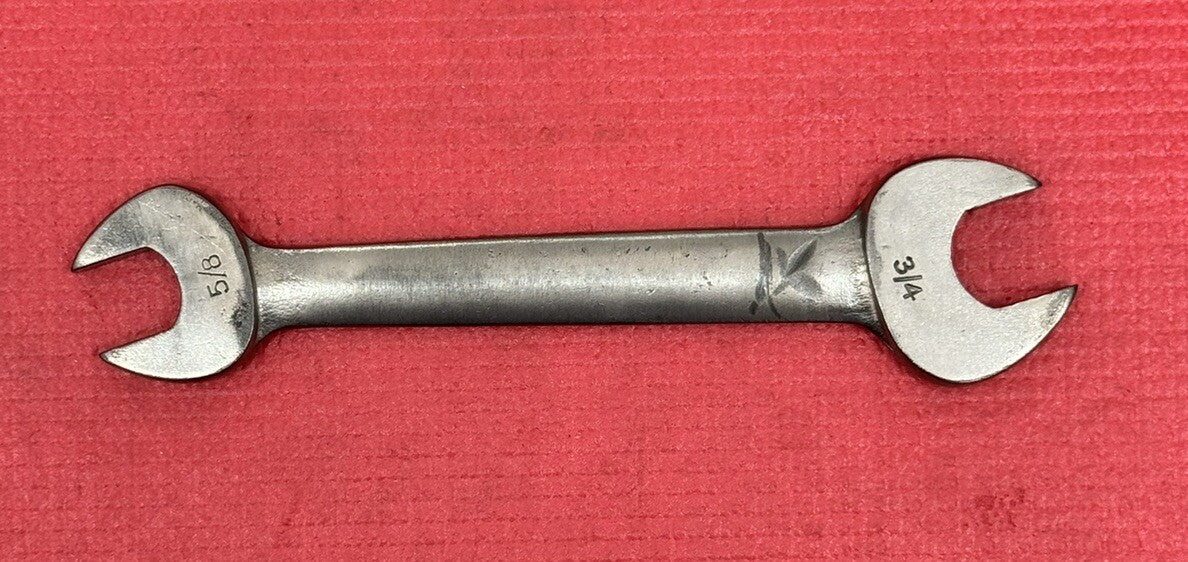 Vintage Blue Point Tools 2024 5/8”x 3/4” Open End Wrench Made In USA By Snap On