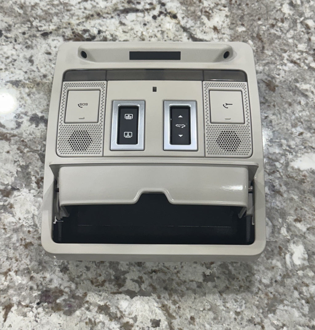 2017-2019 Jaguar XE XF Overhead Dome Map Light Assembly Sunroof Switch OEM
