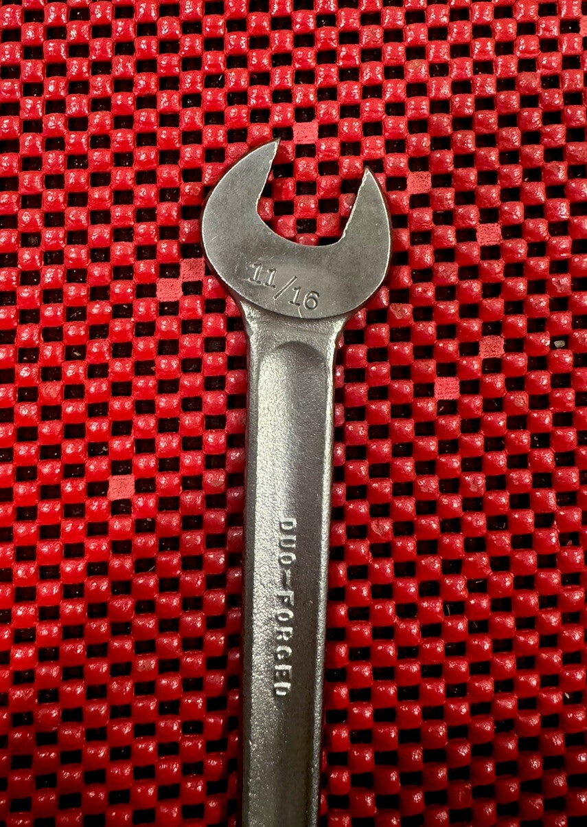 Vintage Billings Vitalloy M-1027-C USA 9/16” X 11/16” open end wrench MADE USA
