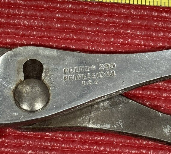 VINTAGE PROTO PROFESSIONAL  No. 280 SLIP-JOINT PLIERS 10"  MADE IN USA M1
