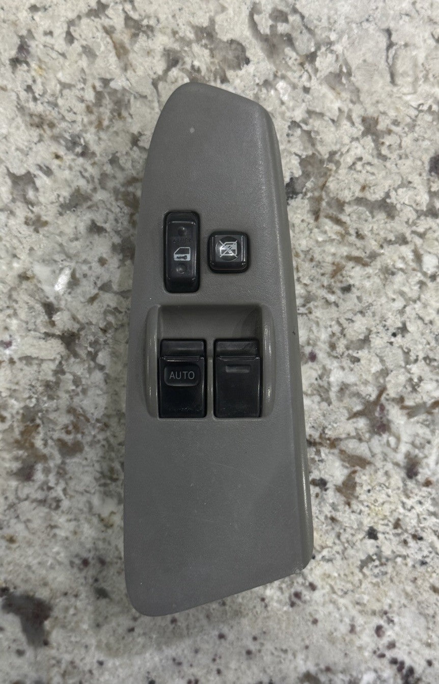 2005-2011 Toyota Tacoma Driver Master Window Switch Control Panel Grey OEM