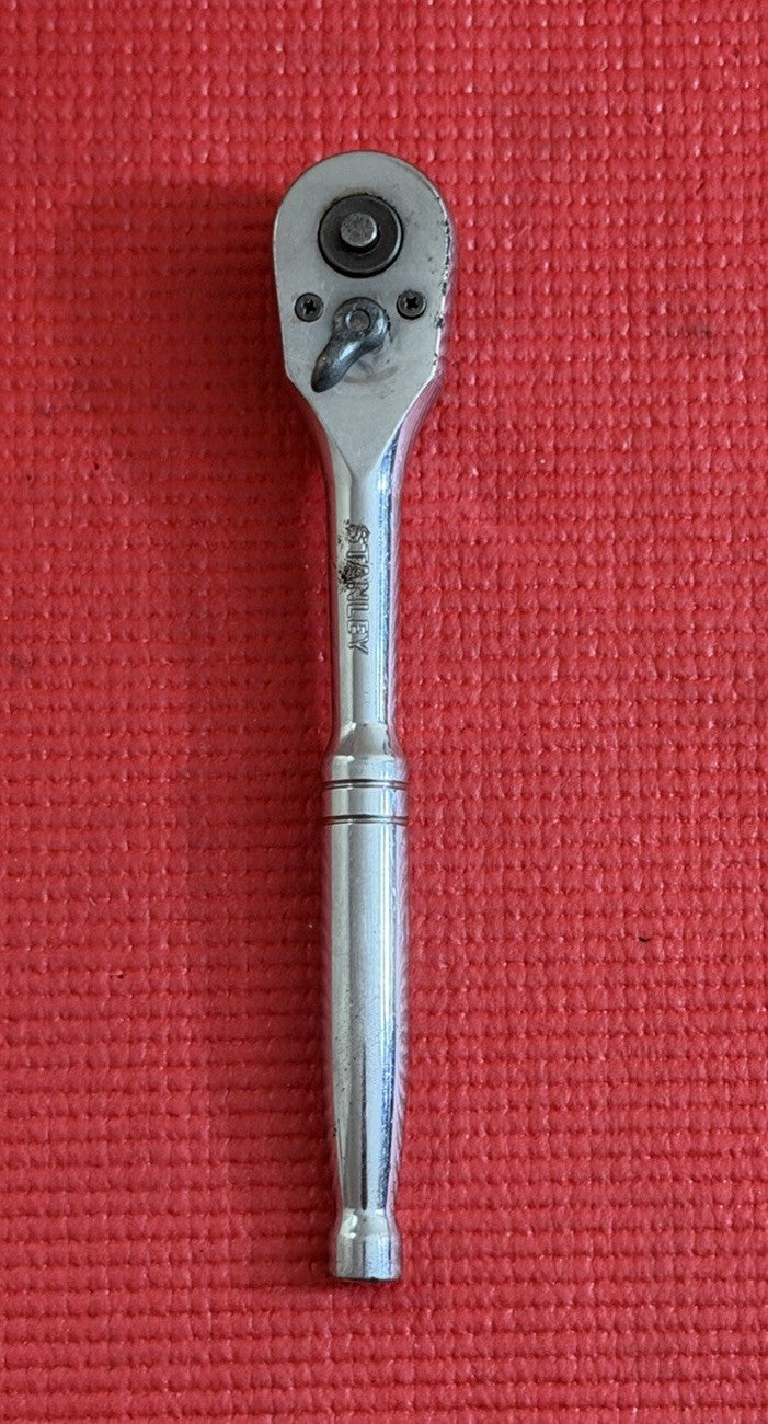 Vintage Stanley Tools 91-929 Reversible Ratchet Wrench 3/8" Drive Quick Release-