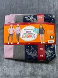 NWT Member's Mark My Favorite Leggings Girls 7/8 Multicolor Preppy - 3-Pack
