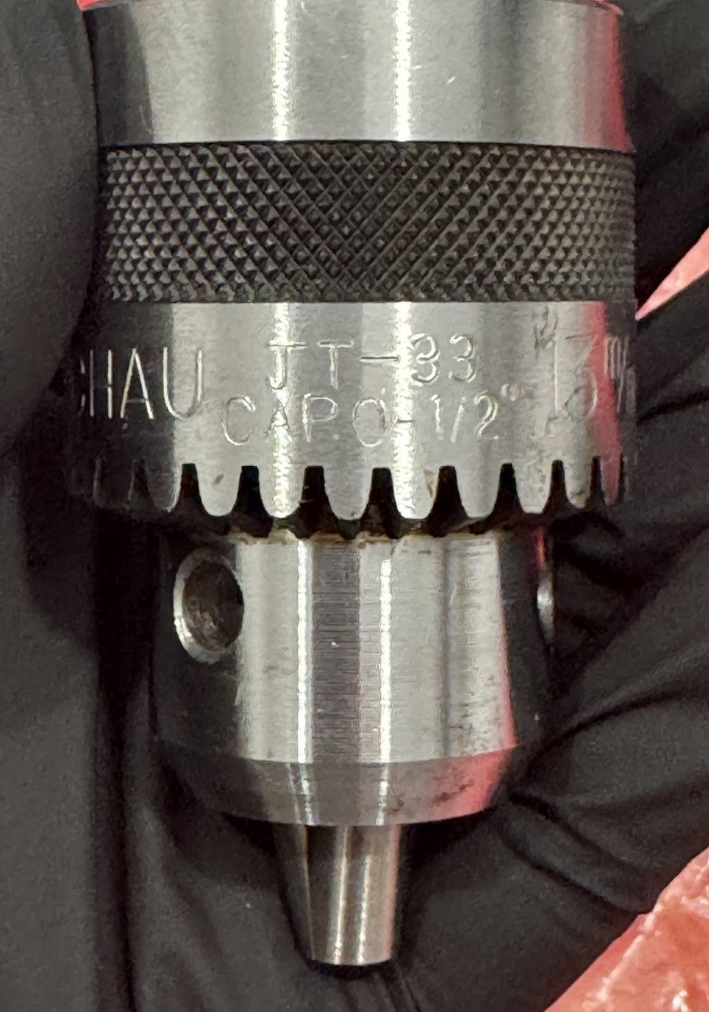 H-Chau NEW JT-33 1/2” Drill Chuck 13MM JT-33 Taper With Chuck Key