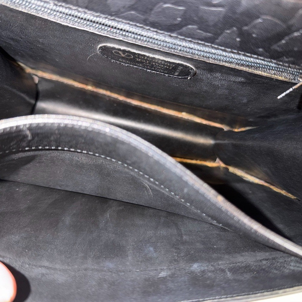 Valentino Black Embossed Women's Bag