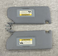 2005-2010 HONDA ODYSSEY SUN VISORS SUNVISORS PAIR SET RH LH ILLUMINATED GRAY OEM