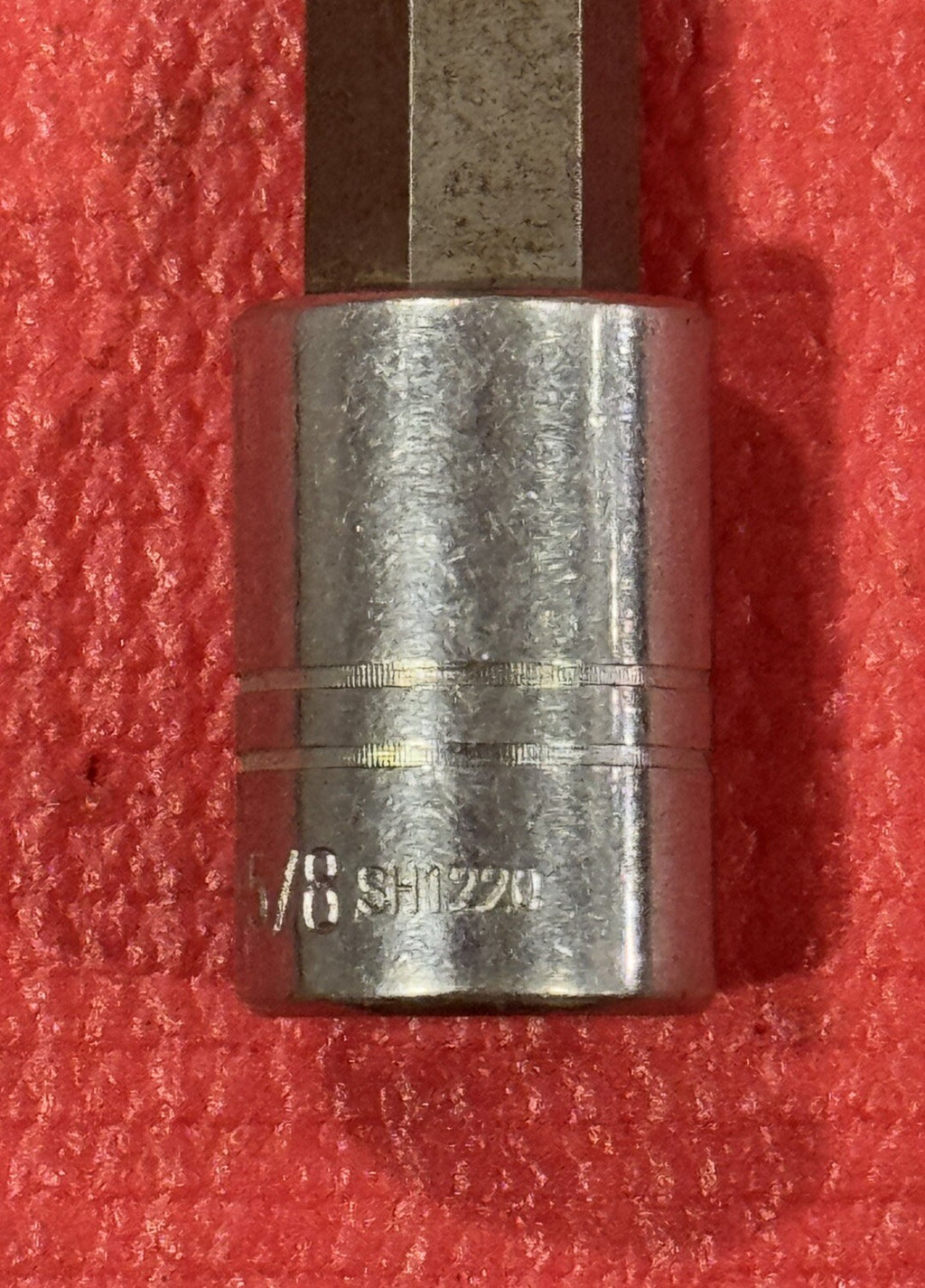 NAPA Tools Carlyle SH1220 1/2" Drive SAE 5/8" Hex Bit Socket Made In USA