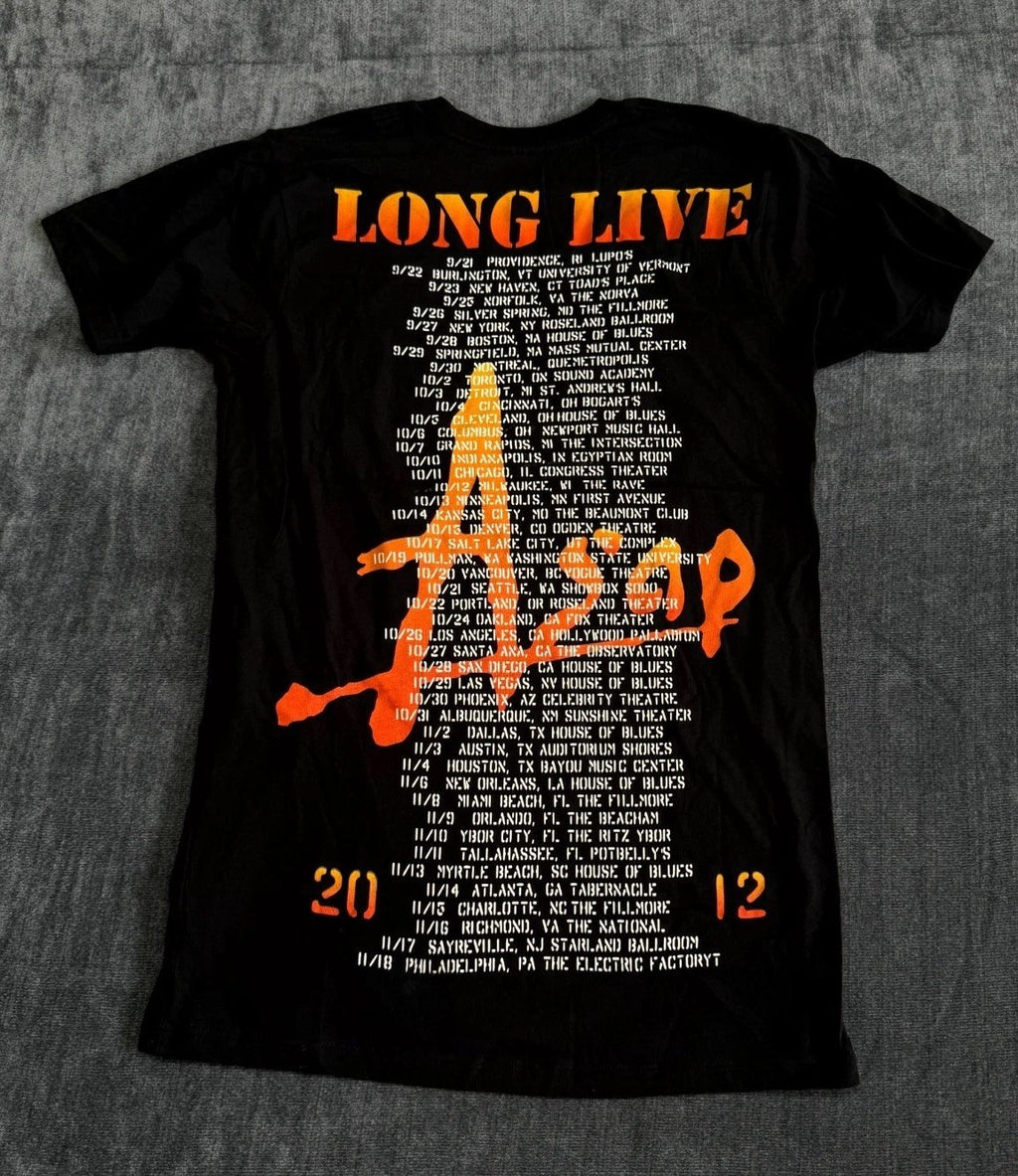 NWOT Asap Rocky 2012 Tour T-Shirt Men's Small Black Short Sleeve Pullover Summer