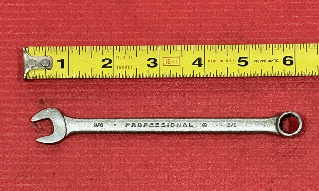 PROTO Professional Tools 1212, SAE 3/8" Combination Wrench 12PT Made in USA