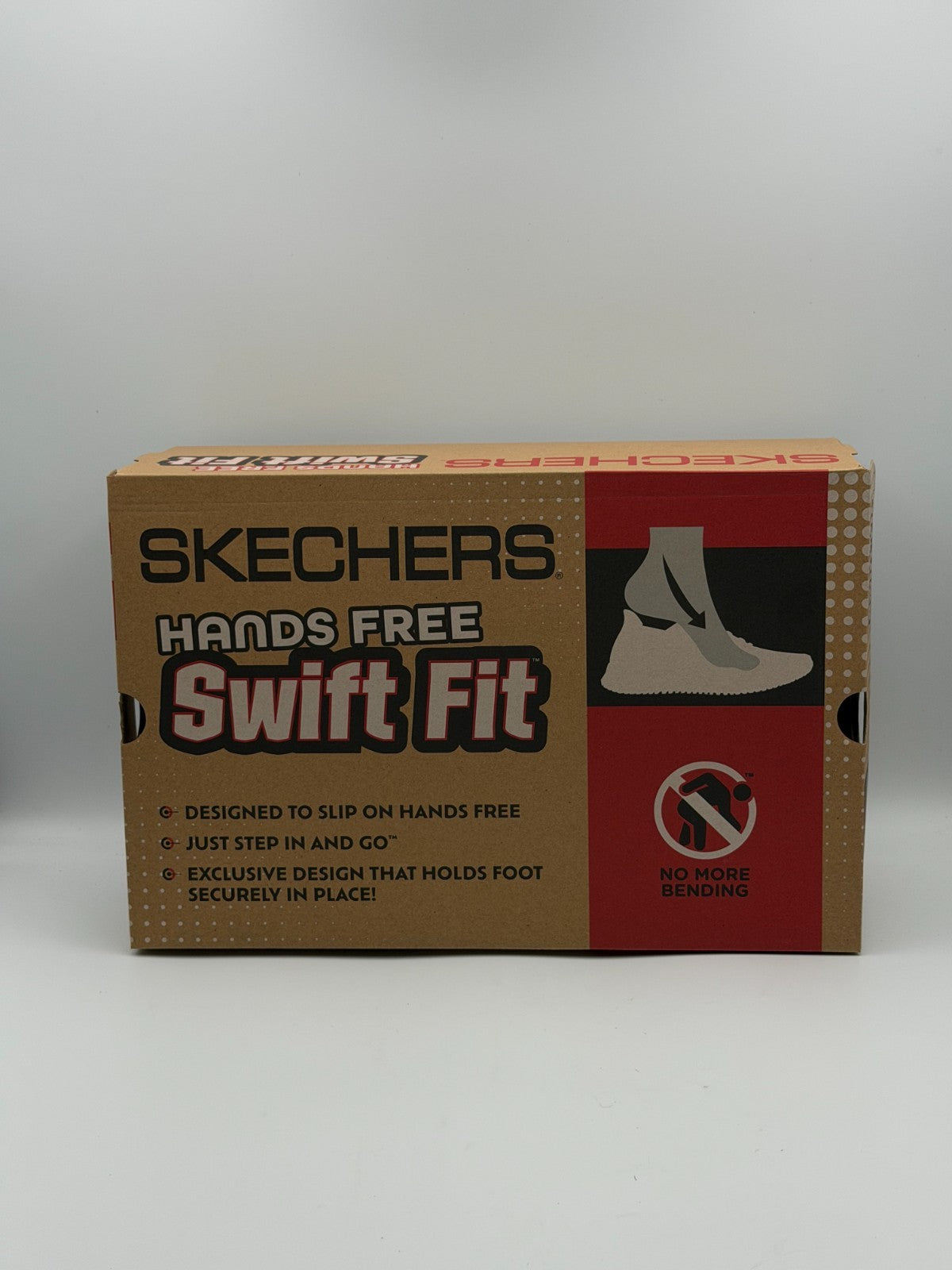 Skechers Hands Free Swift Fit Izaiah Casual Slip-On Sneaker Men 10 Black Leather