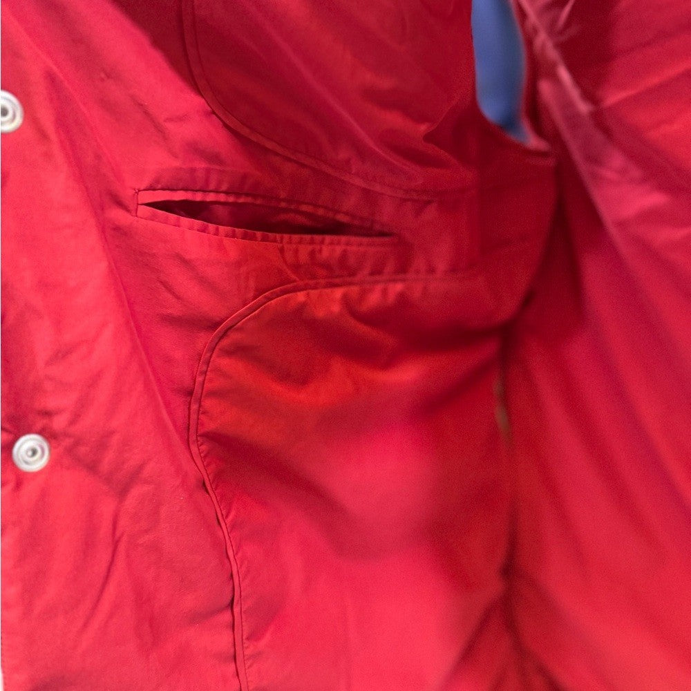 Off-White Patch Arr Buckleup Quilt Vest - Red Midium