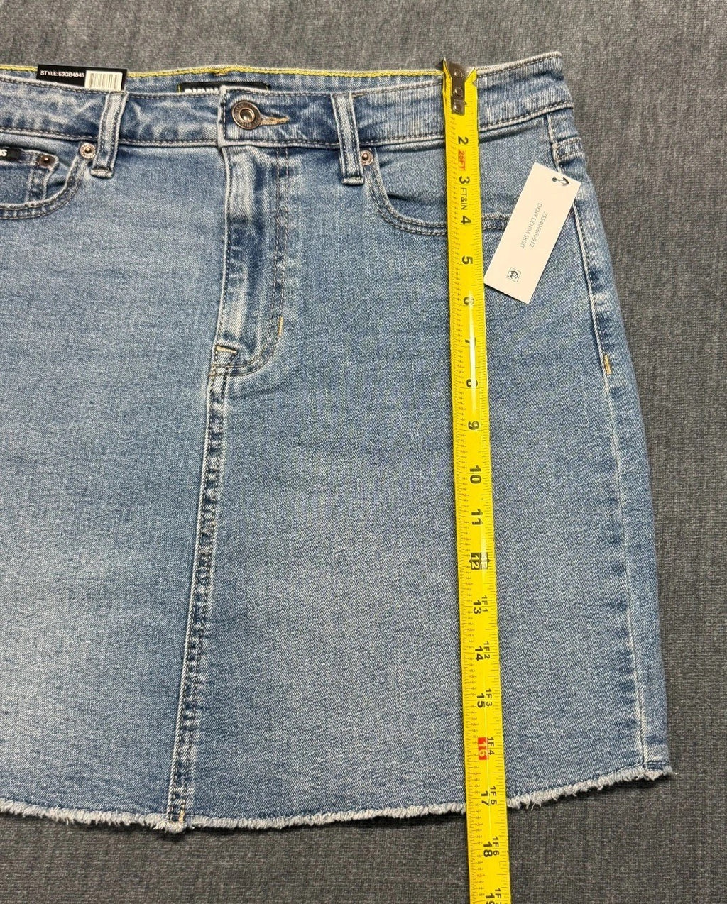 NWT DKNY Mid-Rise Pencil Skirt Women's 10 Blue Denim 5-Pocket Comfort Stretch