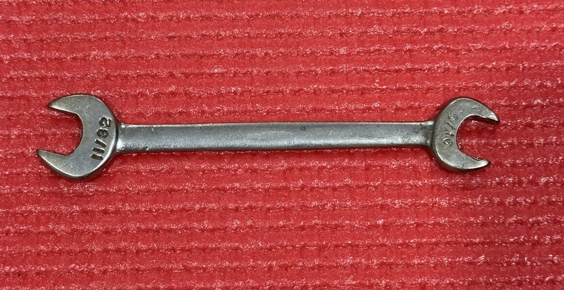 Armstrong Tools Armalloy H-14 11/32" x 5/16" SAE Mini Open End Wrench Made USA
