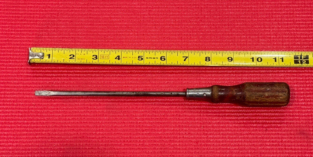 Vintage Bridgeport BPT HDWE 11" Long Flat/Slotted Screwdriver Made in USA