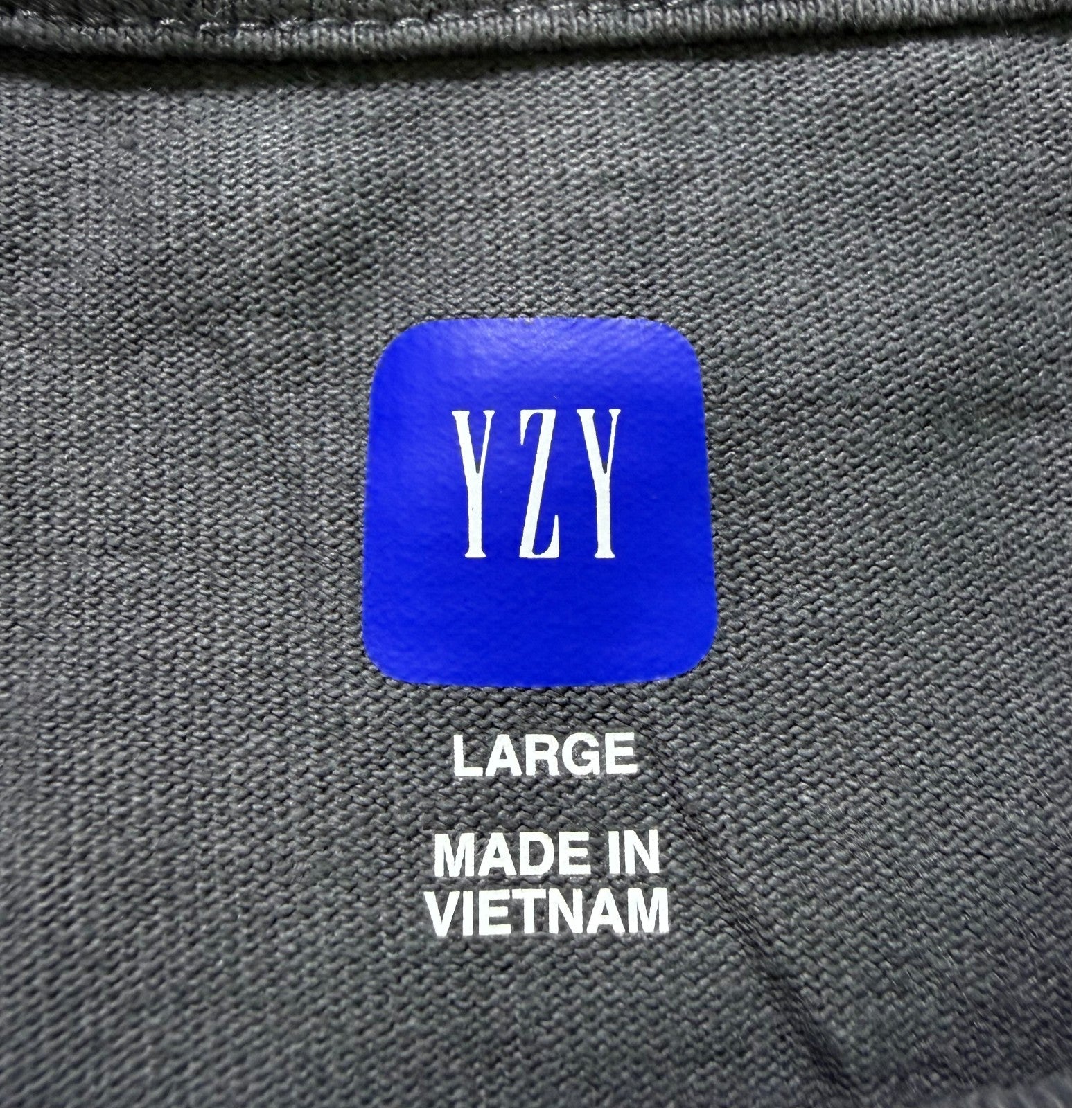 Yeezy YZY Gap Long Sleeve Shirt Men's Large Gray Crew Neck Streetwear Modern