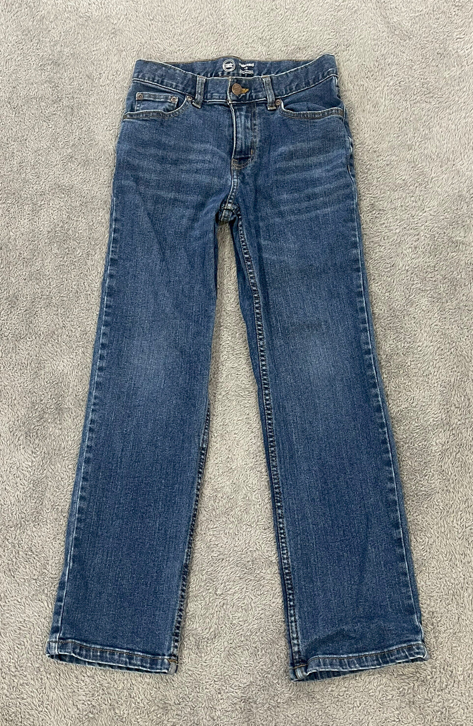 Boys Wonder Nation Relaxed Fit Jeans Size 12 Dark Wash Husky