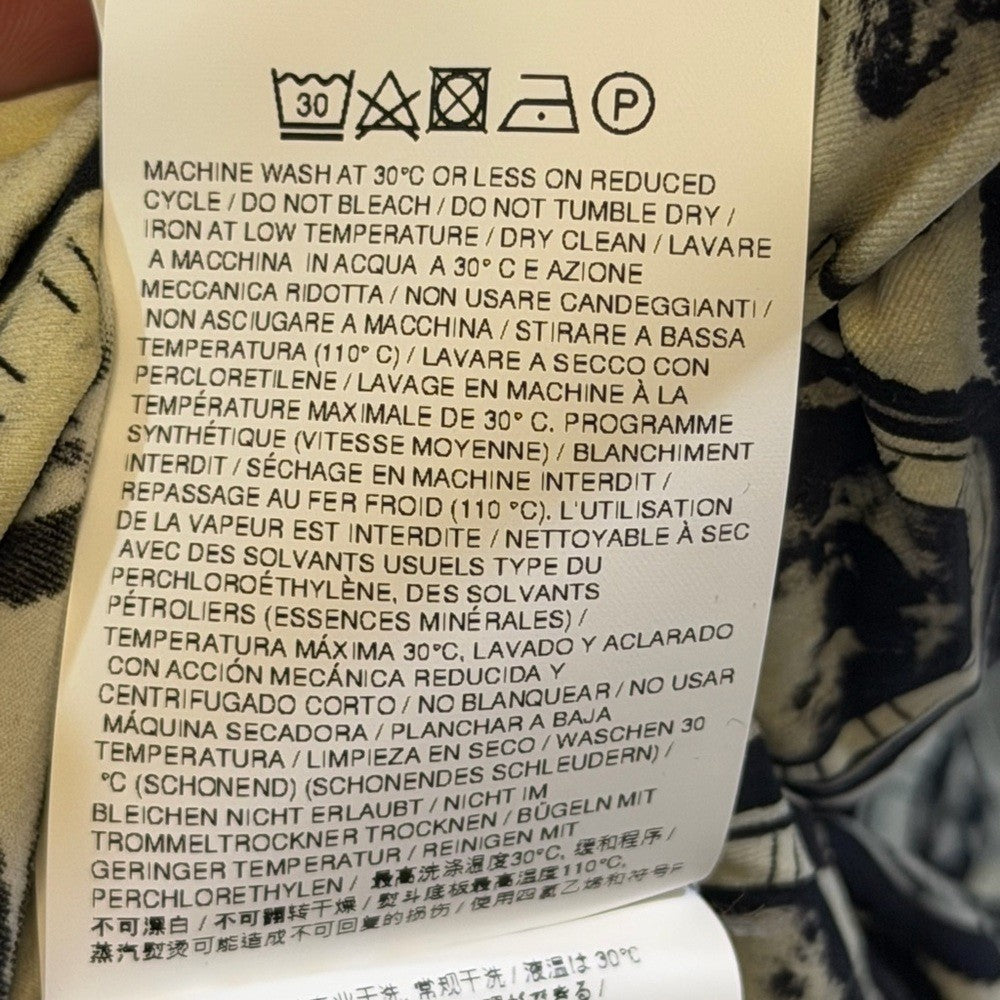 Off-White Moon Sec Skin Twist mini Dress Black and Cream