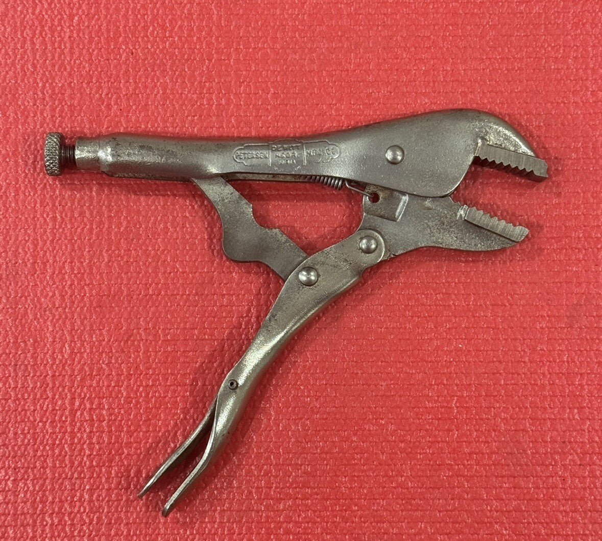 Vintage Vise-Grip 7R Petersen Dewitt 7" Locking Pliers Made in USA