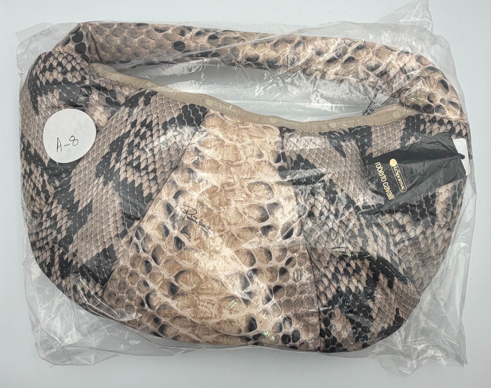 LeSportsac X Roberto Cavalli Venezia Medium Hobo Bag Women's Python Snakeskin