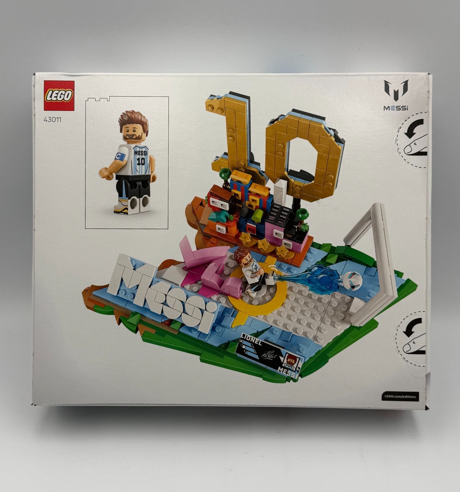 New LEGO 43011 Editions Lionel Messi - Soccer Highlights Building Toy - 500 Pcs