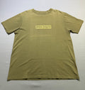 NWT Palm Angels T-Shirt Men's Large Olive Green Logo Short Sleeve Crew Neck