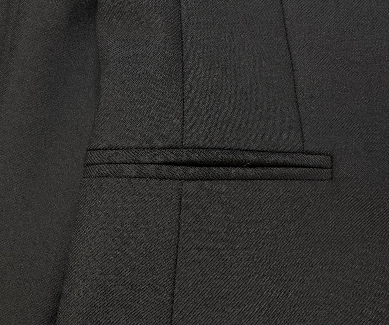 Off-White Tailored Suit Jacket Women 42 Black Tailored Fit Structured Shoulders