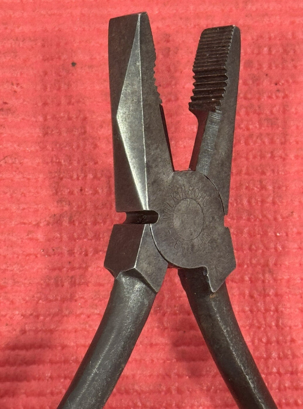 Vintage WILKINSONS 7" Linemans Pliers Made in England Very Rare Only One On eBay