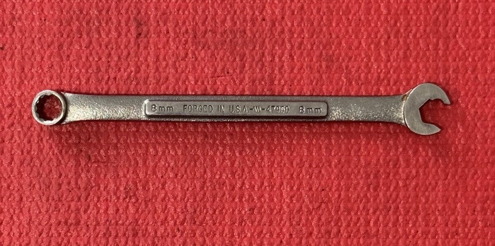 Craftsman -VA- 47950 8mm Quick Speed Wrench Combination Wrench 12 Pt Made in USA